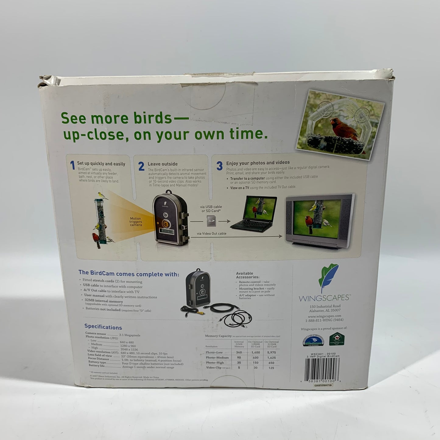 WINGSCAPES Birdcam Wildlife Camera