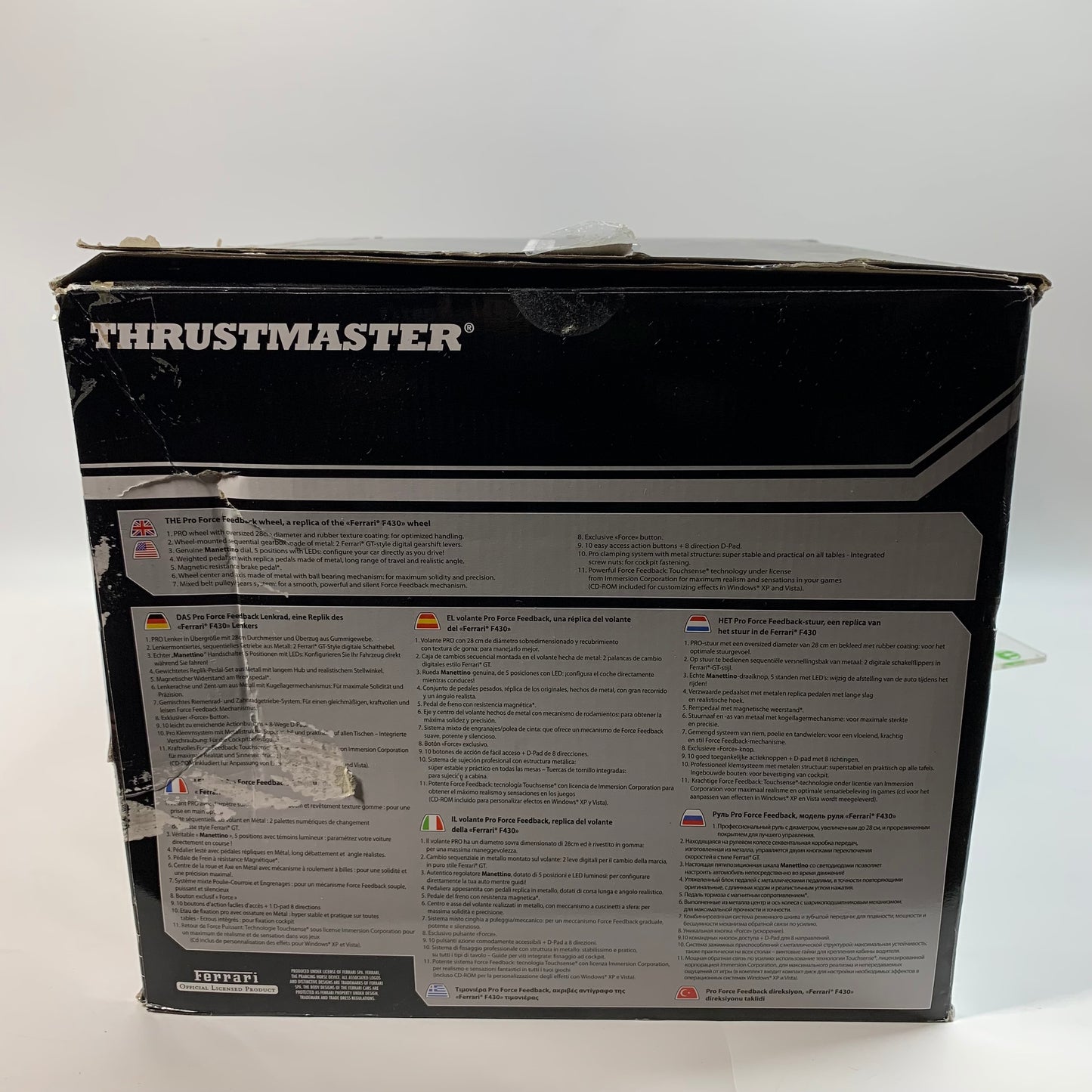 Thrustmaster TX Racing Ferrari F430 Force Feedback Wheel &Pedals