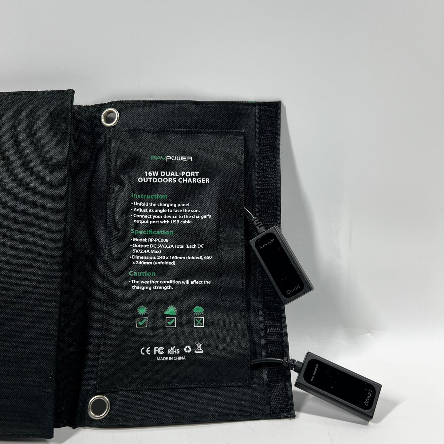 RavPower RP-PC008 16W Dual-Port Outdoors Charger