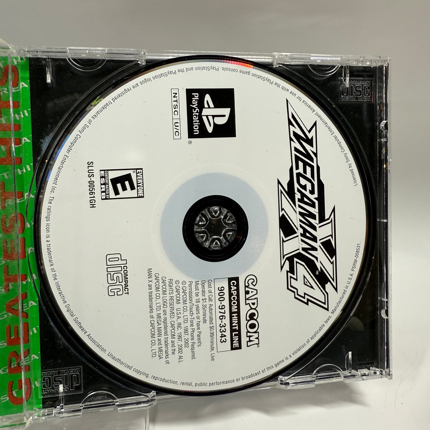 Mega Man X4 (Sony PlayStation 1 PS1, 1997)