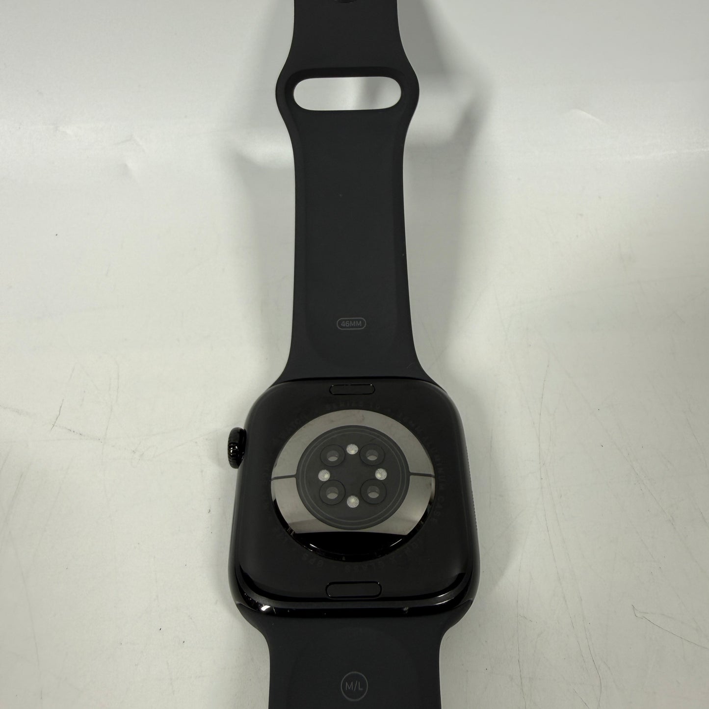 Unlocked Apple Watch Series 10 46MM Black Aluminum Black Sport Band A3003