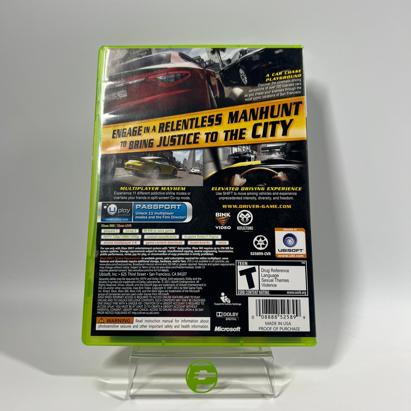 Driver: San Francisco (Microsoft Xbox 360, 2011)