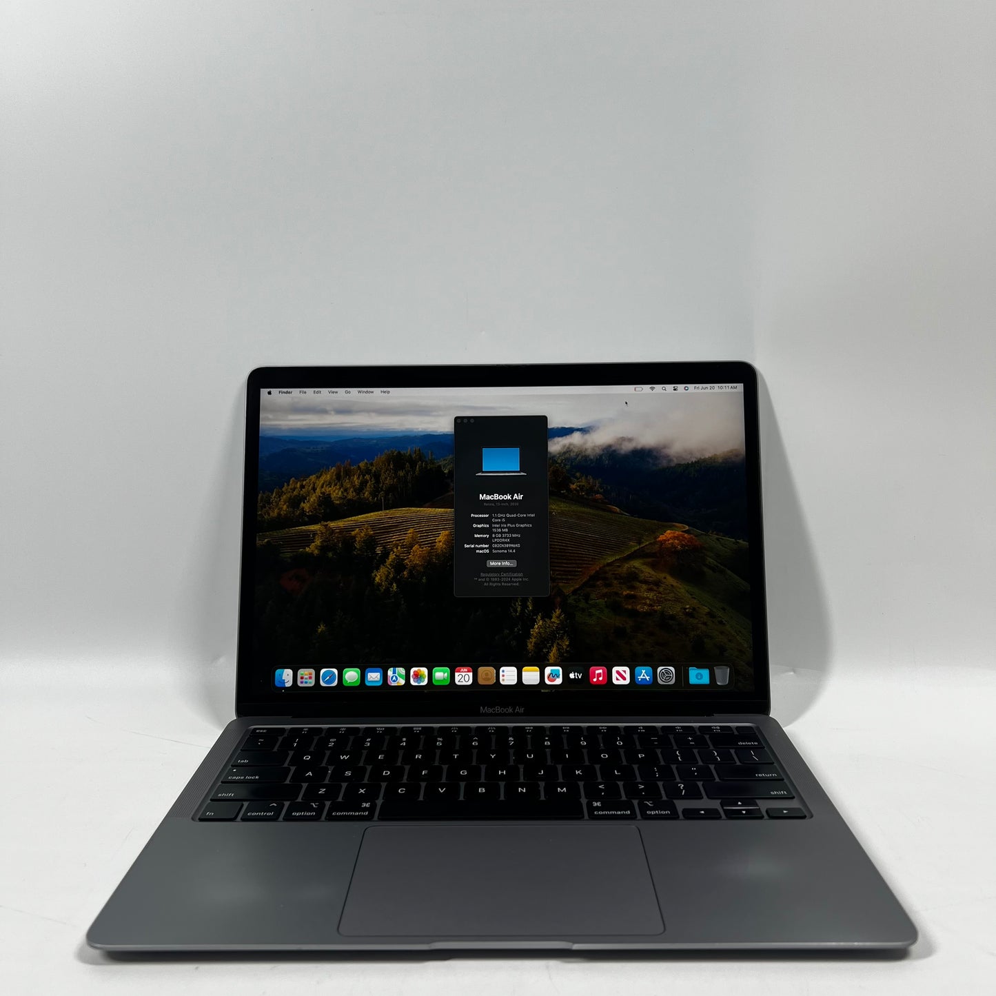 2020 Apple MacBook Air 13.3" i5 1.1GHz 8GB RAM 500GB SSD Space Gray A2179