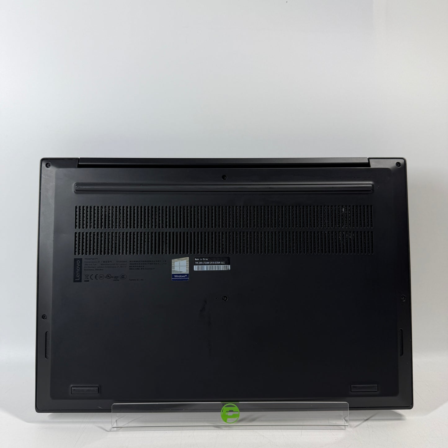 Broken Lenovo ThinkPad P1 GEN 1 15.6" Xeon E-2176M 2.7GHz 8GB RAM 512GB