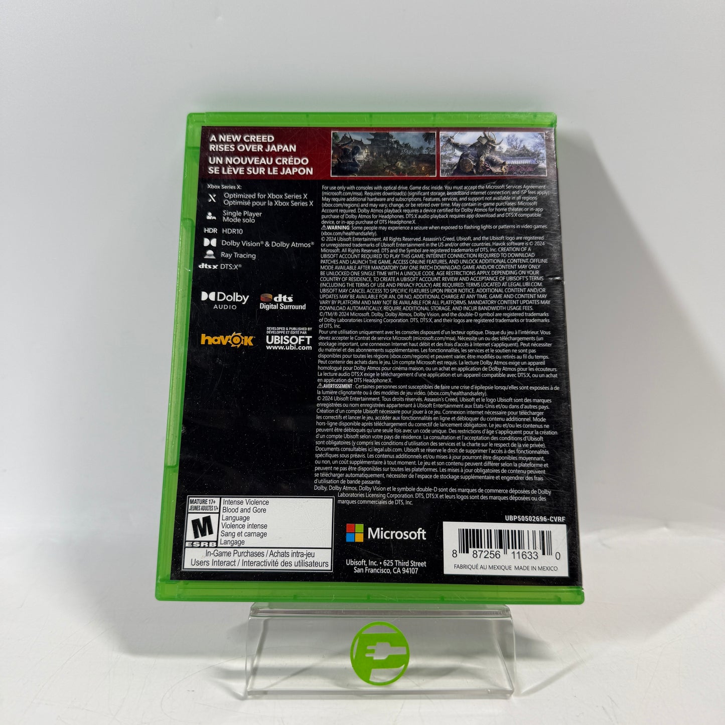 Assassin's Creed Shadows (Microsoft Xbox Series X, 2025)