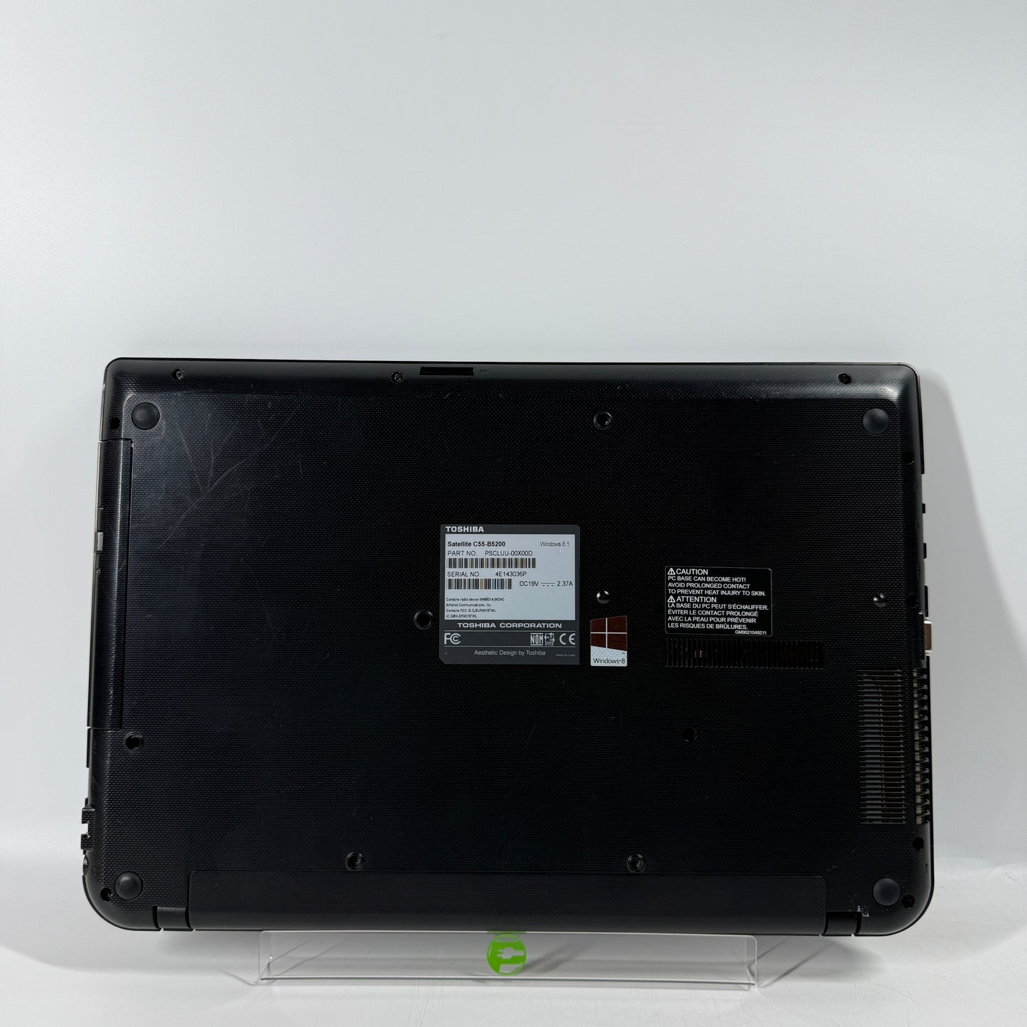 Broken Toshiba Satellite C55-B5200 15.6" i3-4005U 6GB RAM 750GB Broken Key