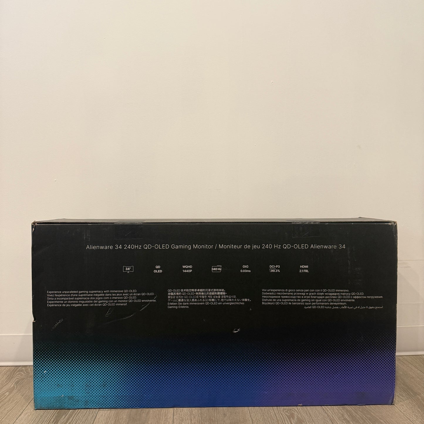 New Alienware 34" AW3425DW QD-OLED 240Hz Curved Gaming Monitor