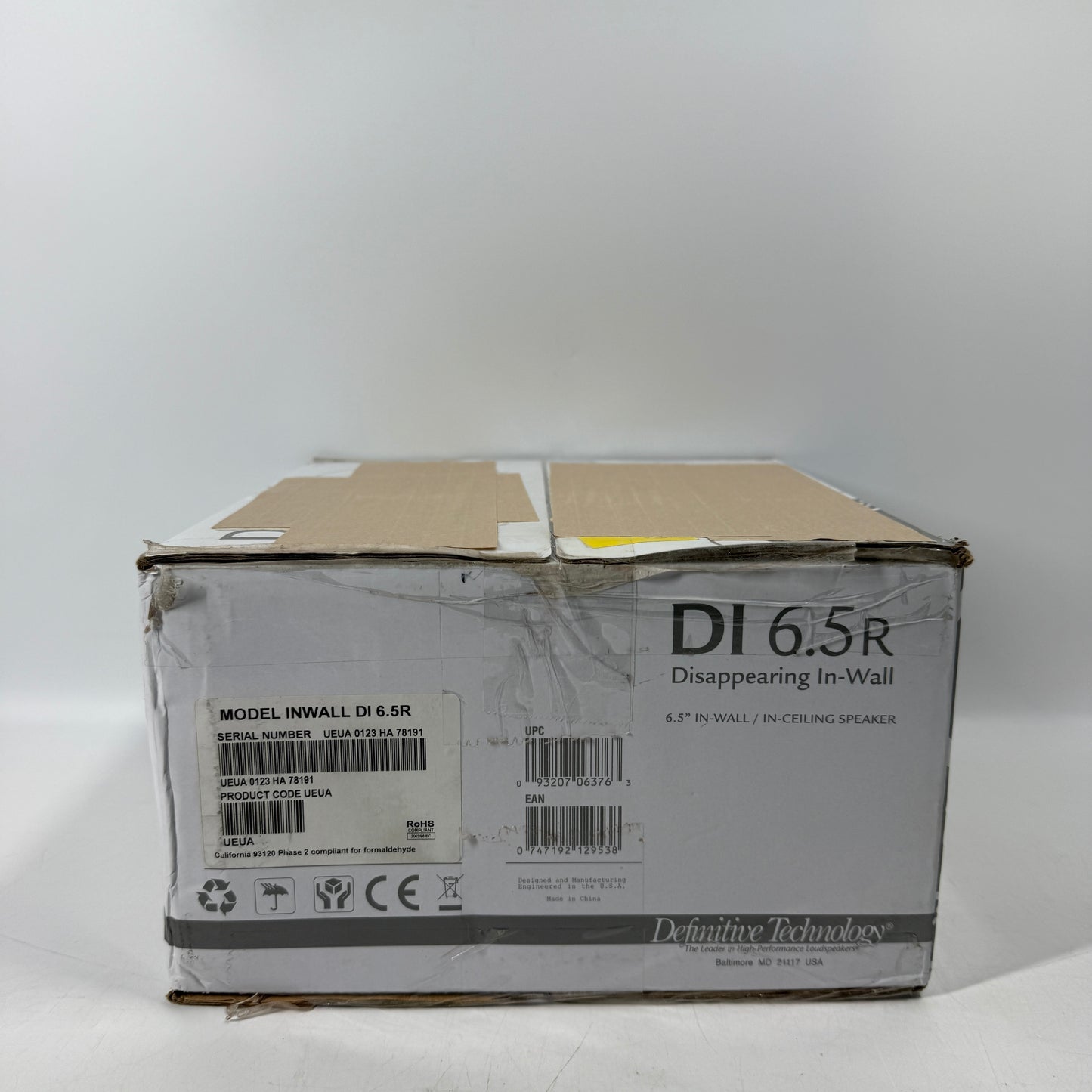 New Definitive Technology DI 6.5r In-Wall/In-Ceiling Speaker Black INWALLDI6.5R