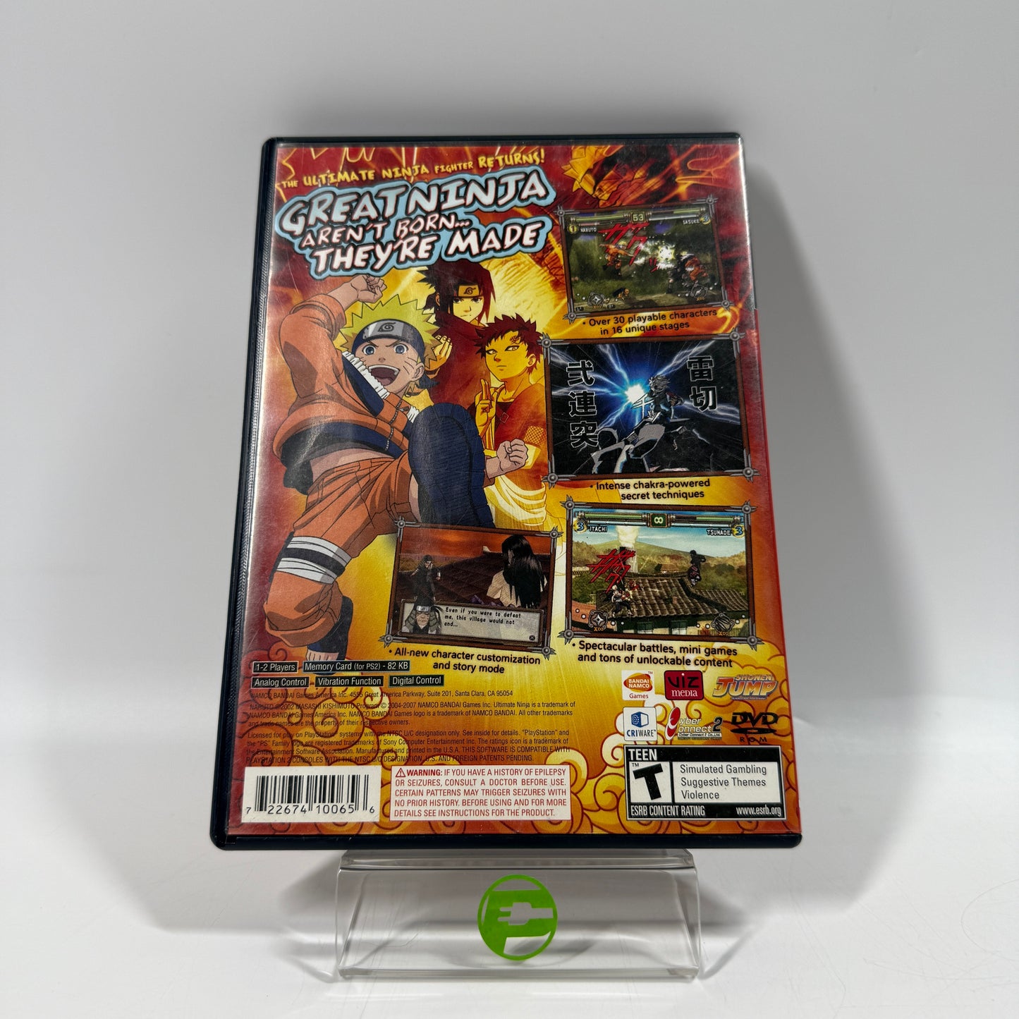 Naruto Ultimate Ninja 2 (Sony PlayStation 2 PS2, 2007)