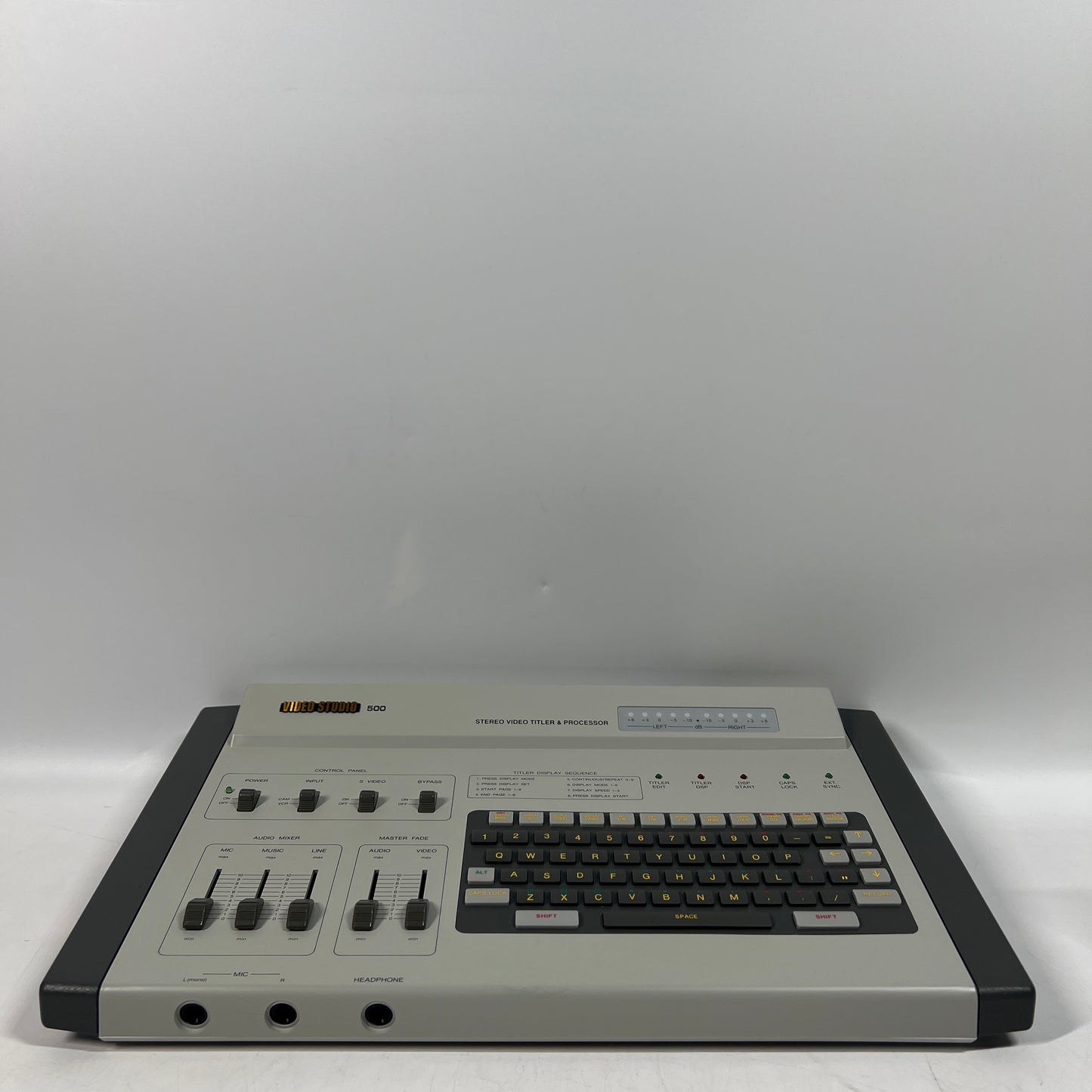 SIMA Video Studio 500 Stereo Video Titler & Processor Audio Mixer