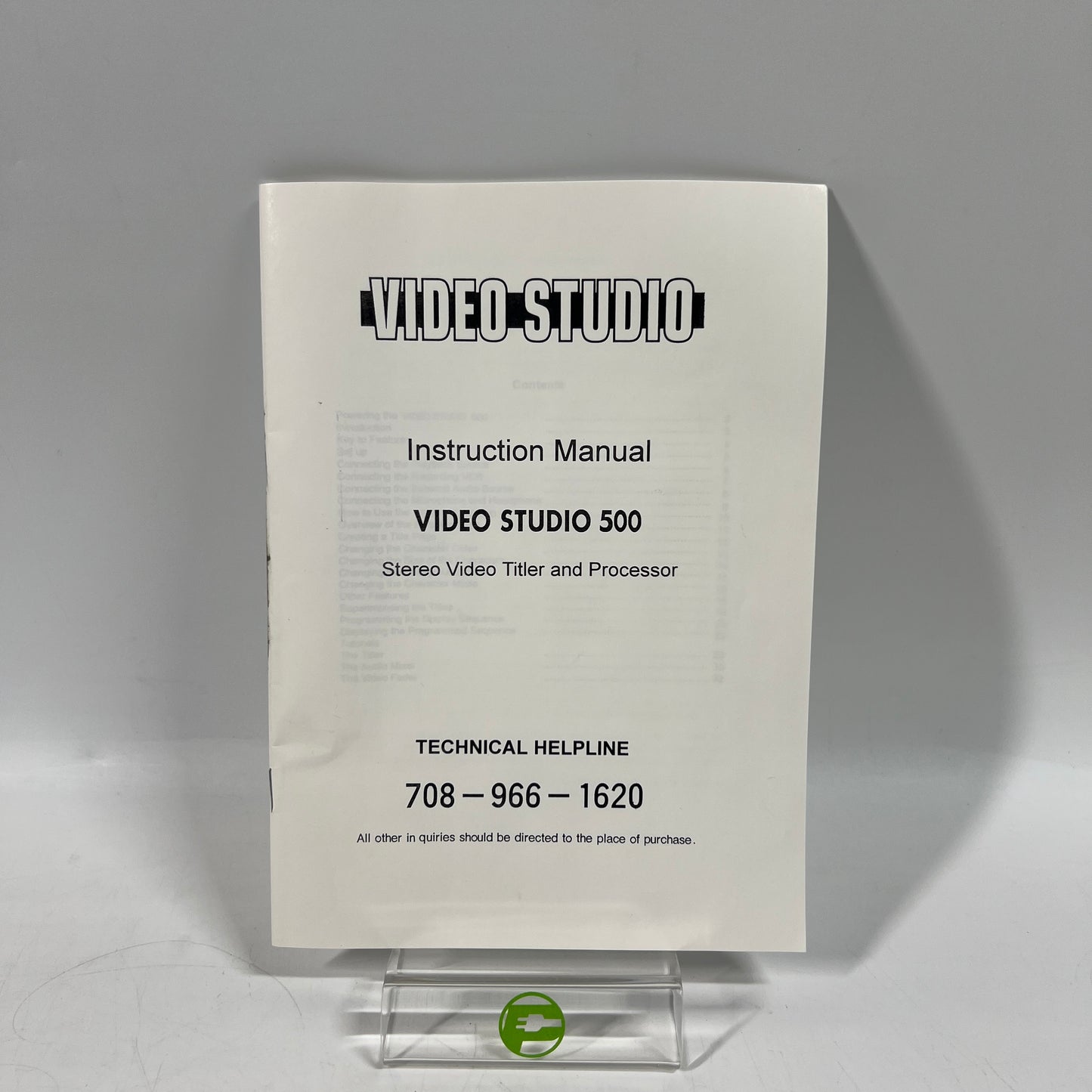 SIMA Video Studio 500 Stereo Video Titler & Processor Audio Mixer