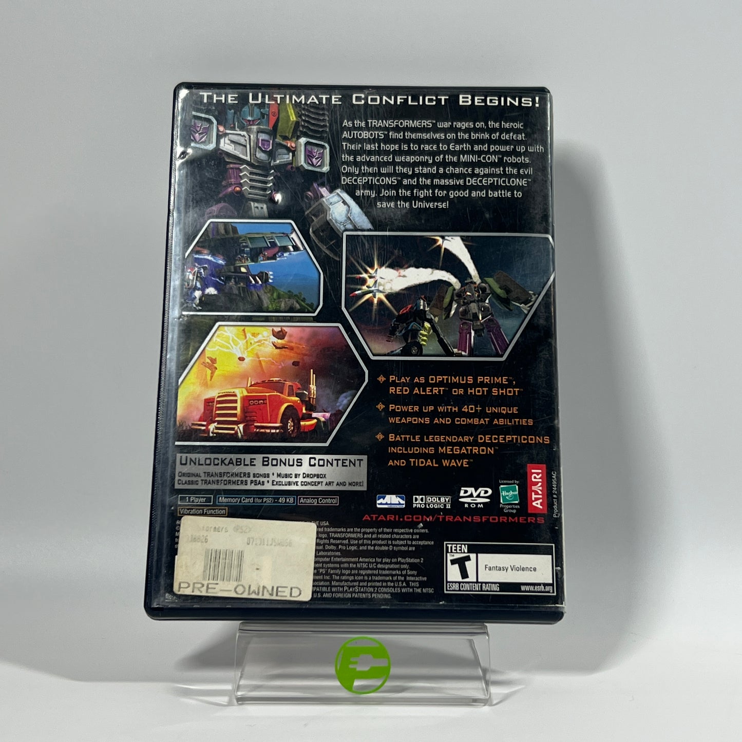 Transformers (Sony PlayStation 2 PS2, 2004)
