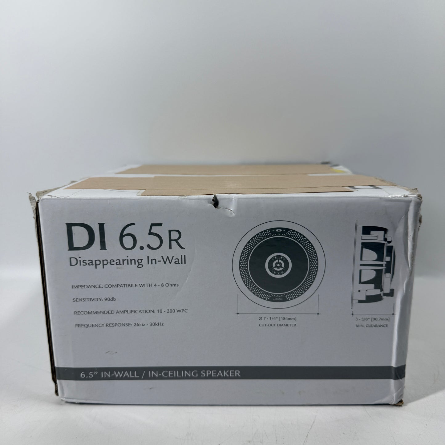 New Definitive Technology DI 6.5r In-Wall/In-Ceiling Speaker Black INWALLDI6.5R