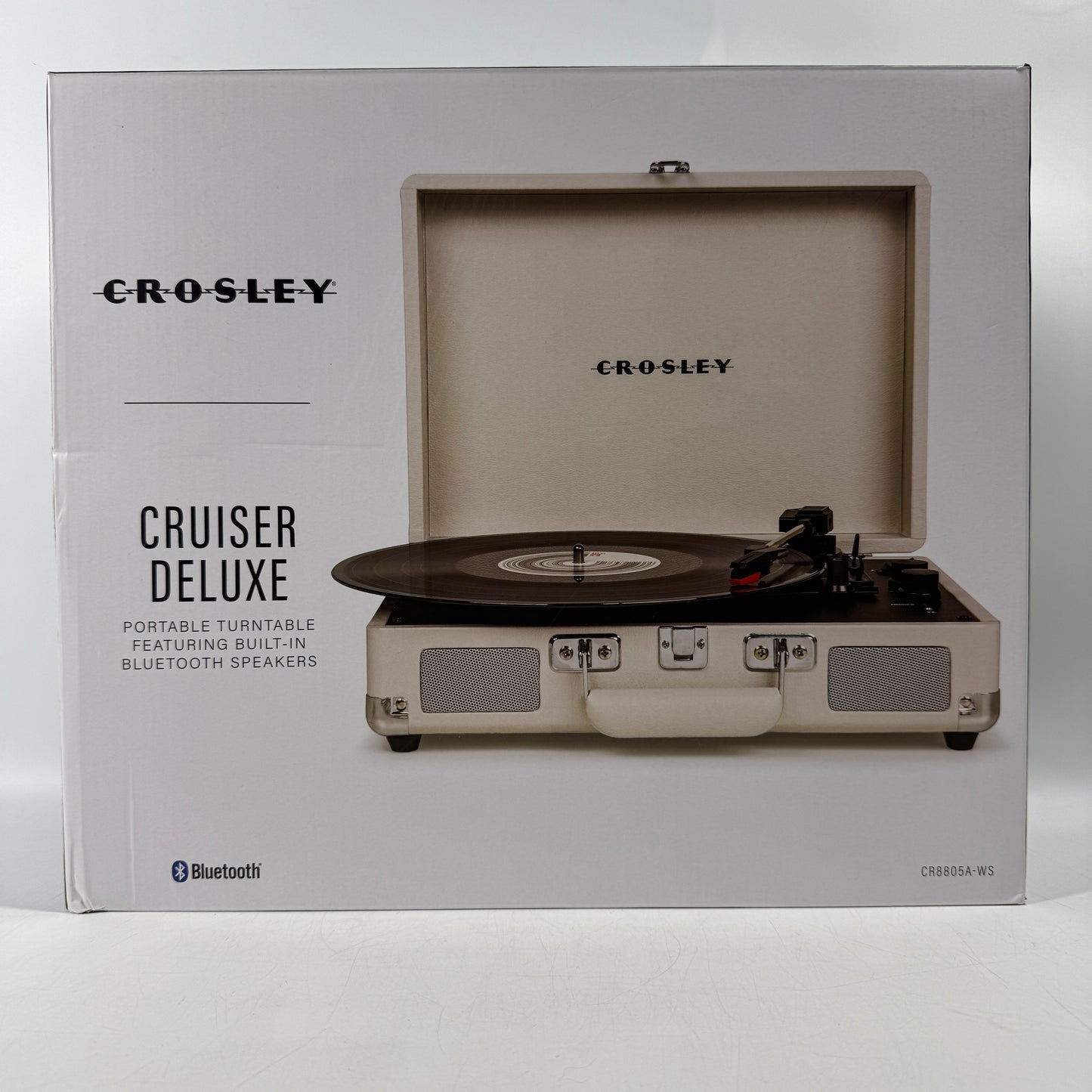 Crosley Cruiser Deluxe Portable Turntable Featuring Built-In Bluetooth Speakers