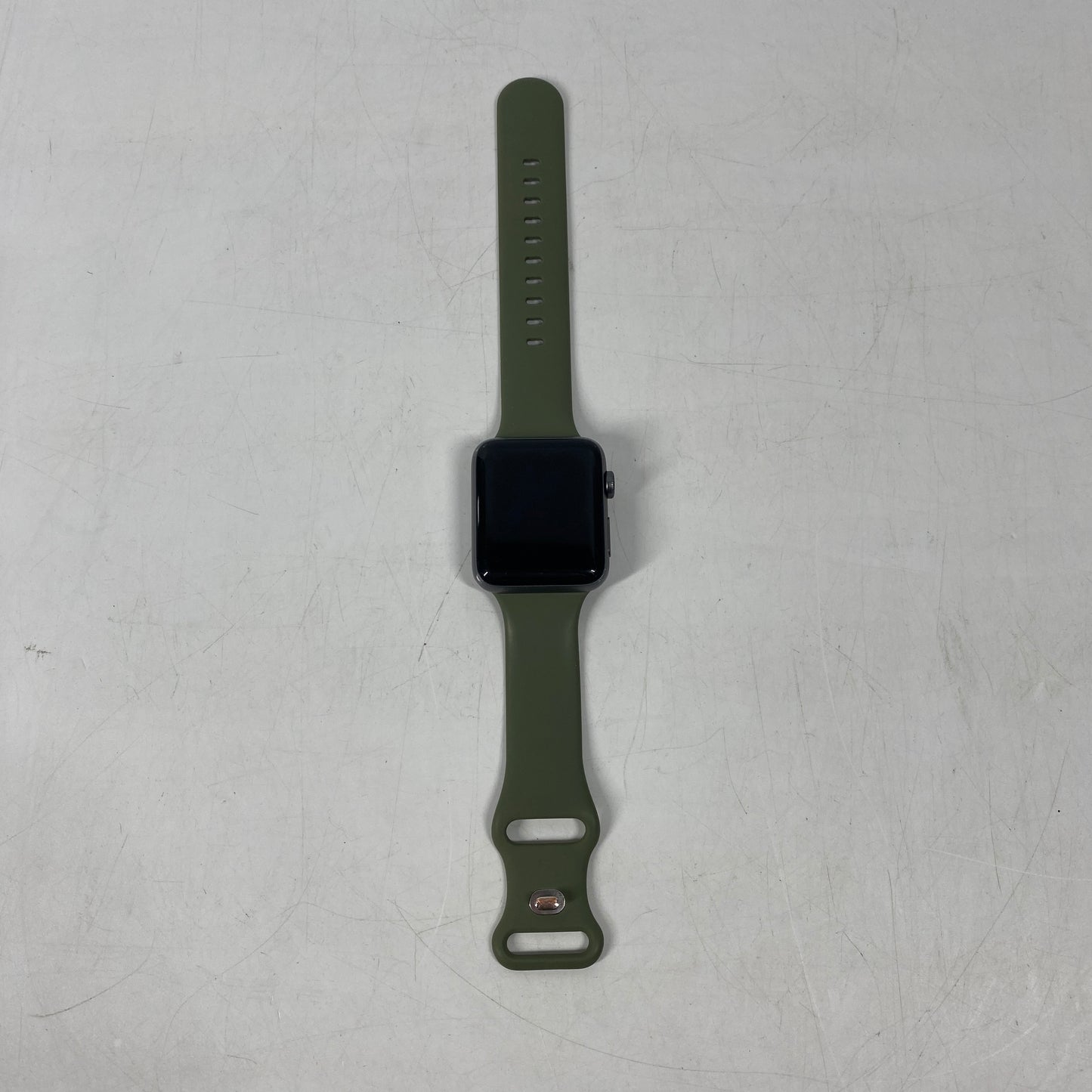 GPS Only Apple Watch Series 2 42MM Space gray Aluminum Black Sport Band A1758