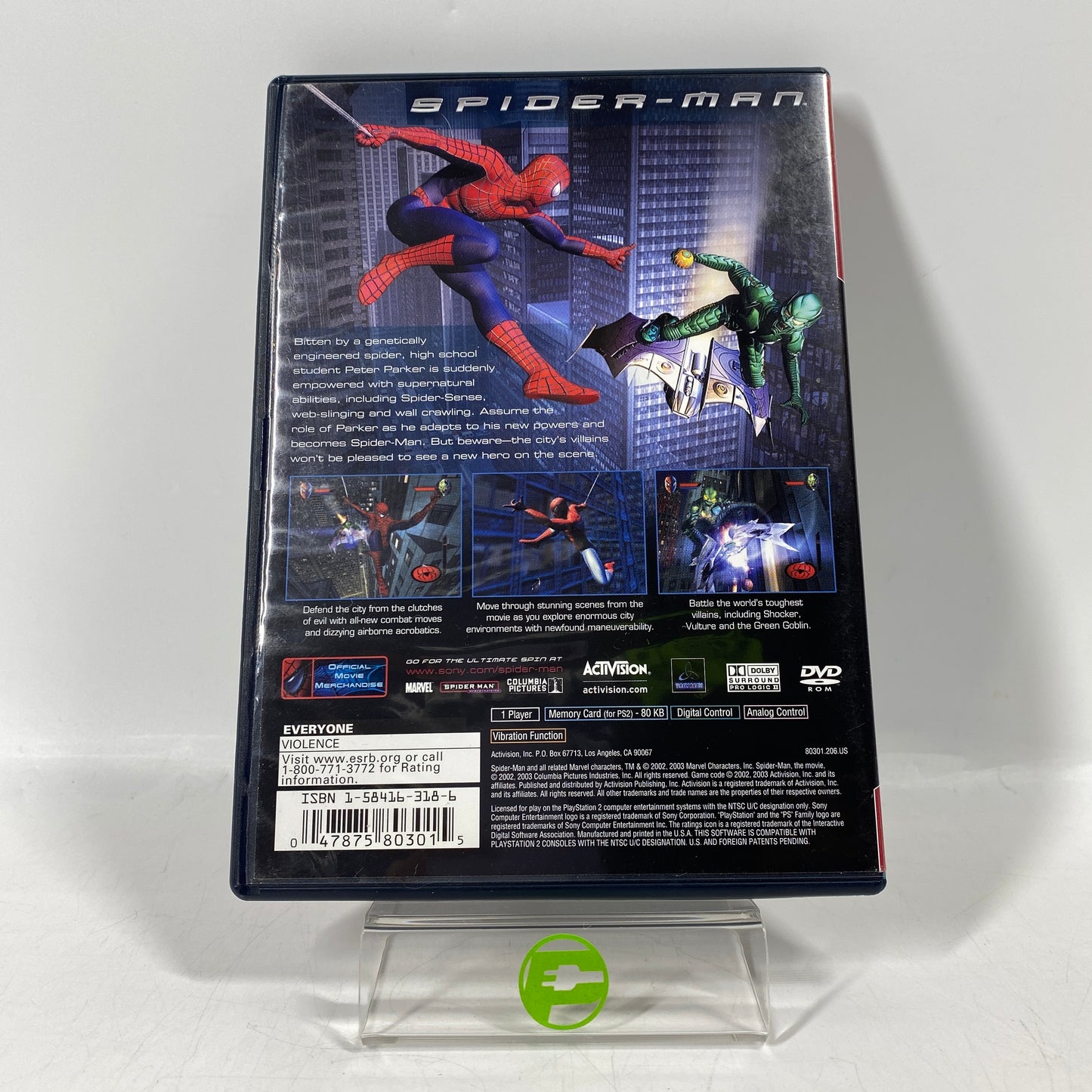 Spiderman Greatest Hits (Sony PlayStation 2 PS2, 2002)
