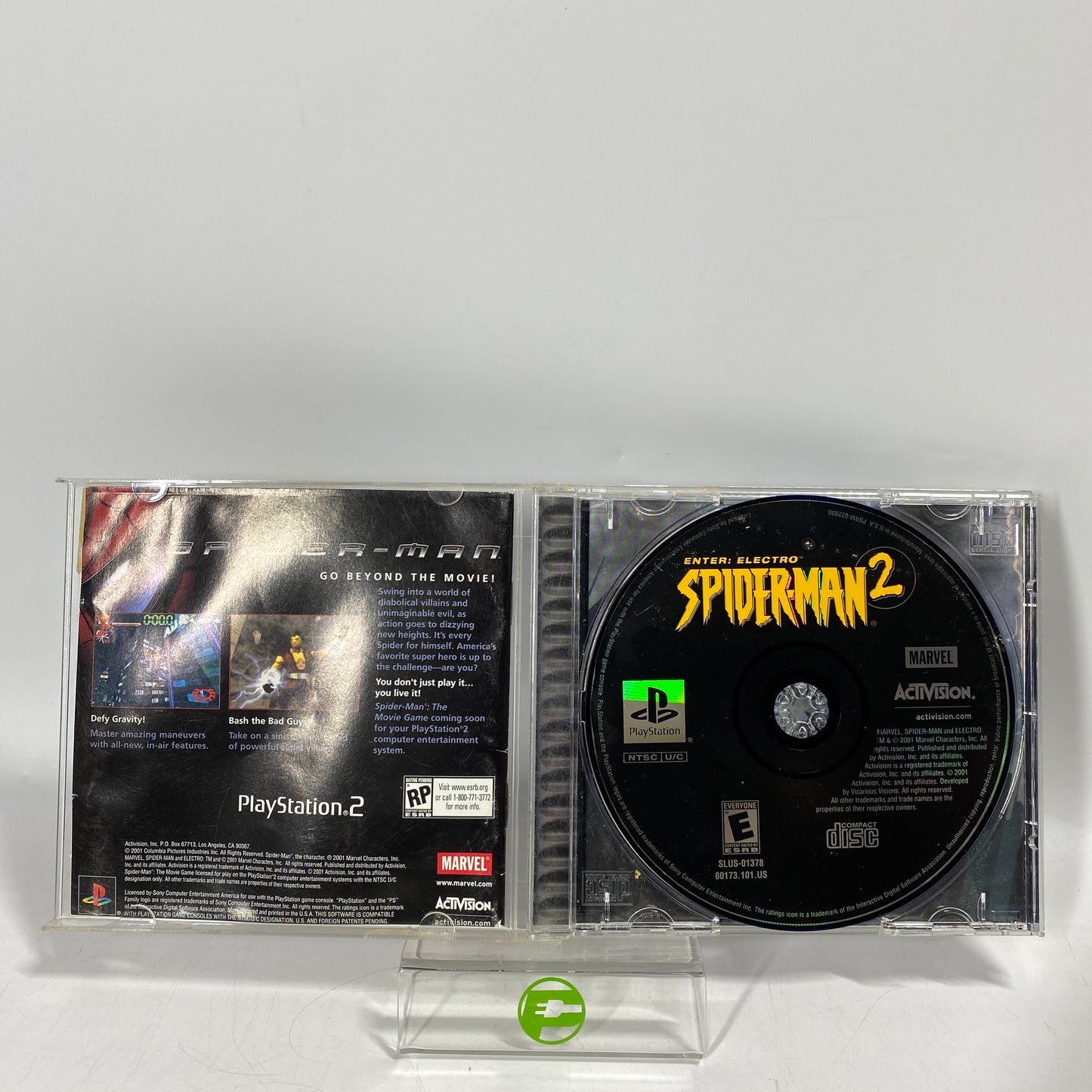Spiderman 2 Enter Electro (Sony PlayStation 1 PS1, 2001)