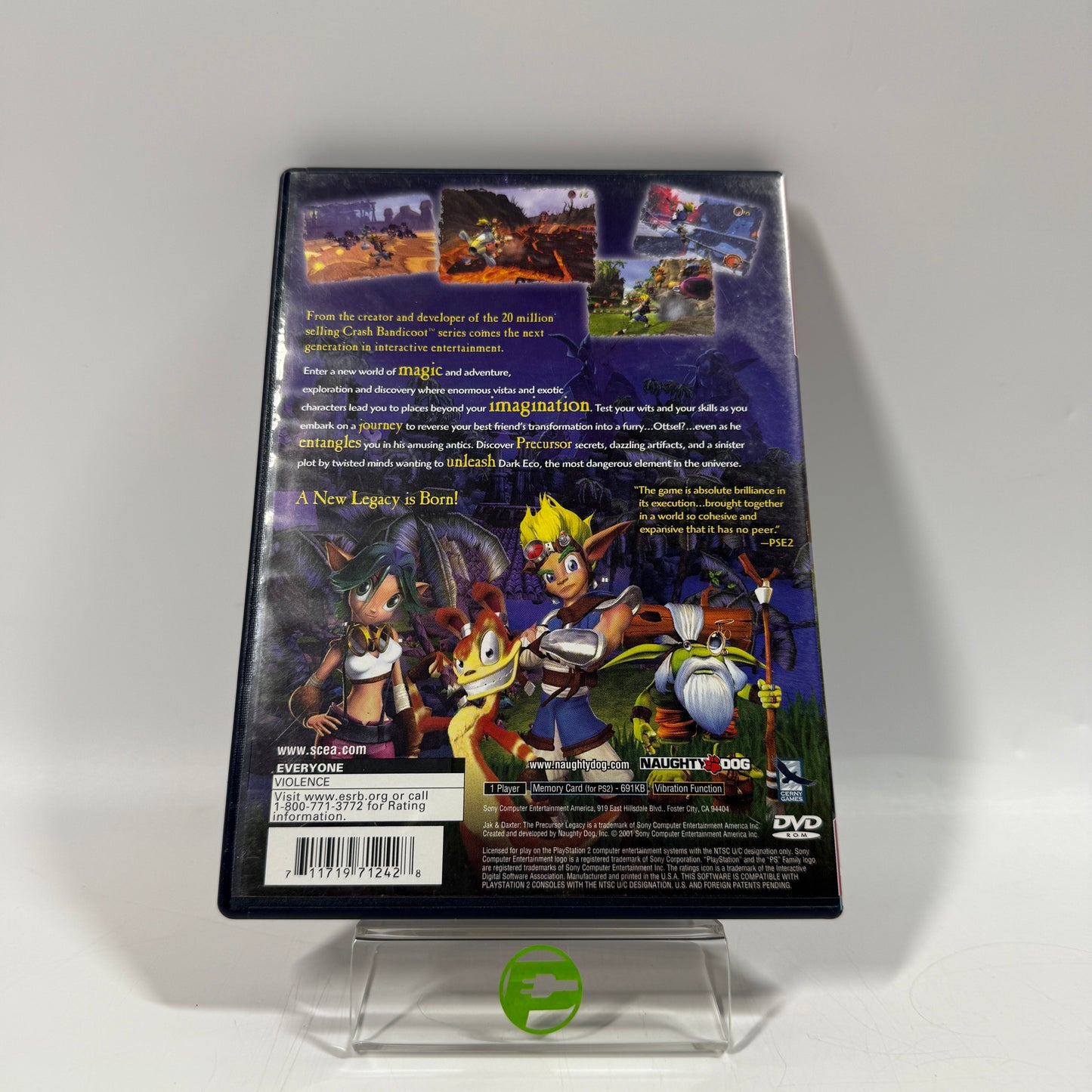 Jak and Daxter The Precursor Legacy (Sony PlayStation 2 PS2, 2001)