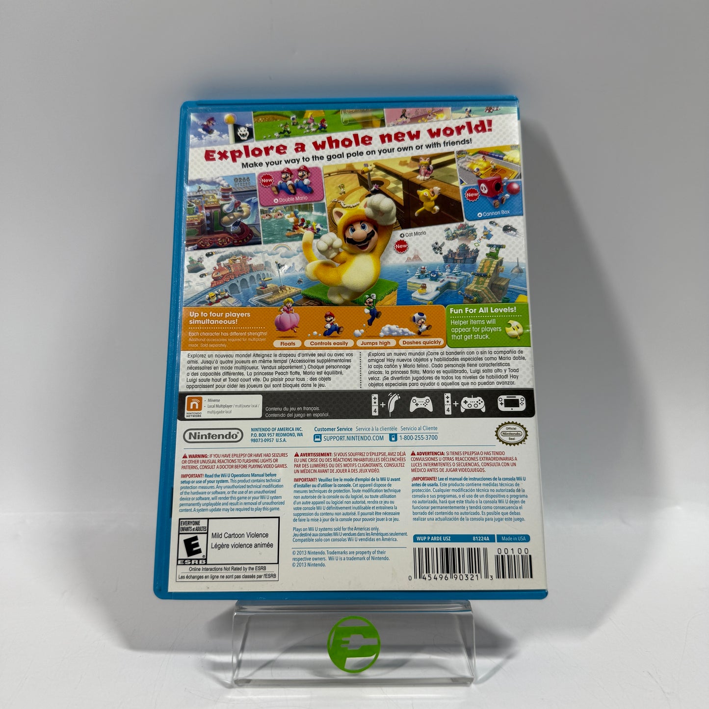 Super Mario 3D World (Nintendo Wii U, 2013)
