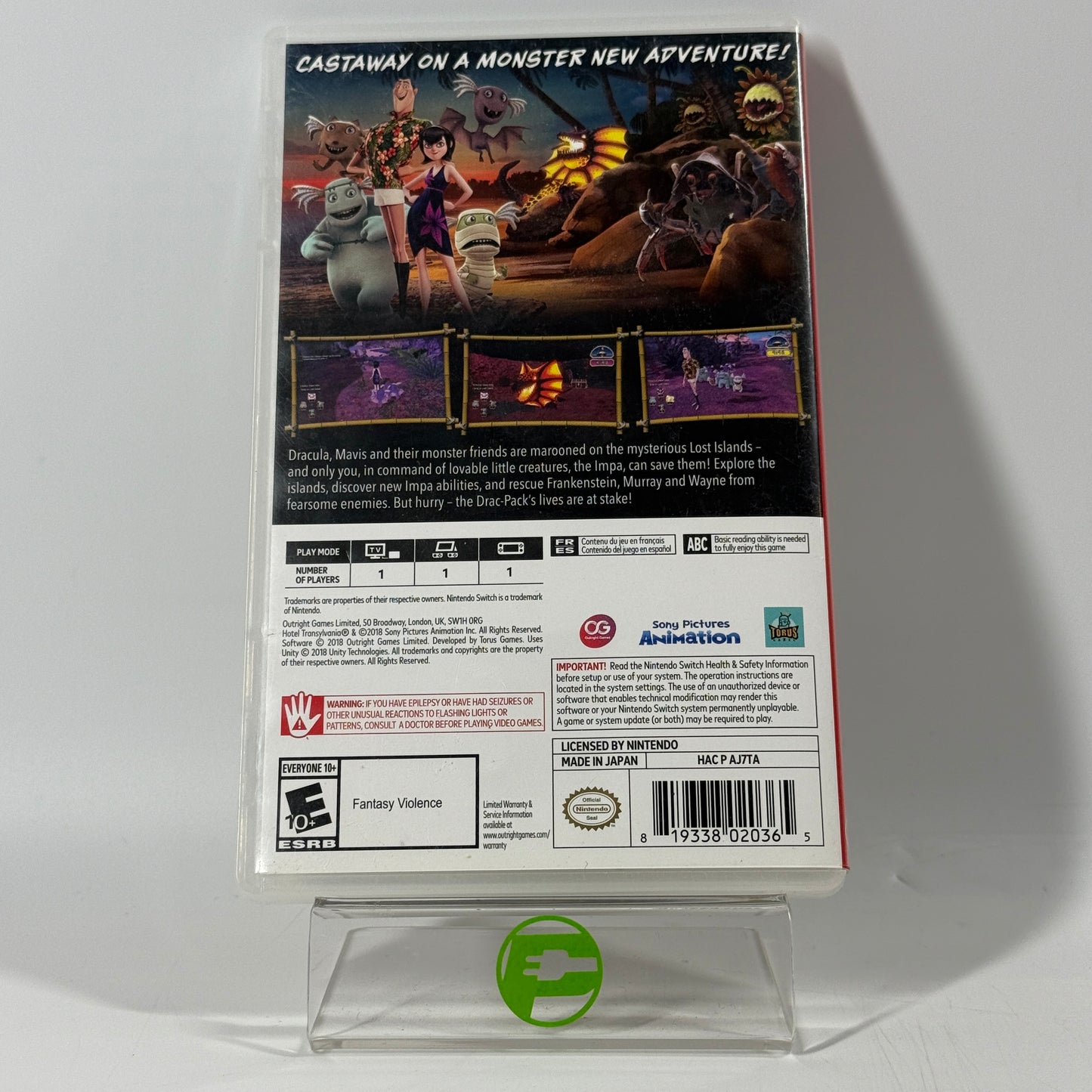 Hotel Transylvania 3: Monsters Overboard (Nintendo Switch, 2018)