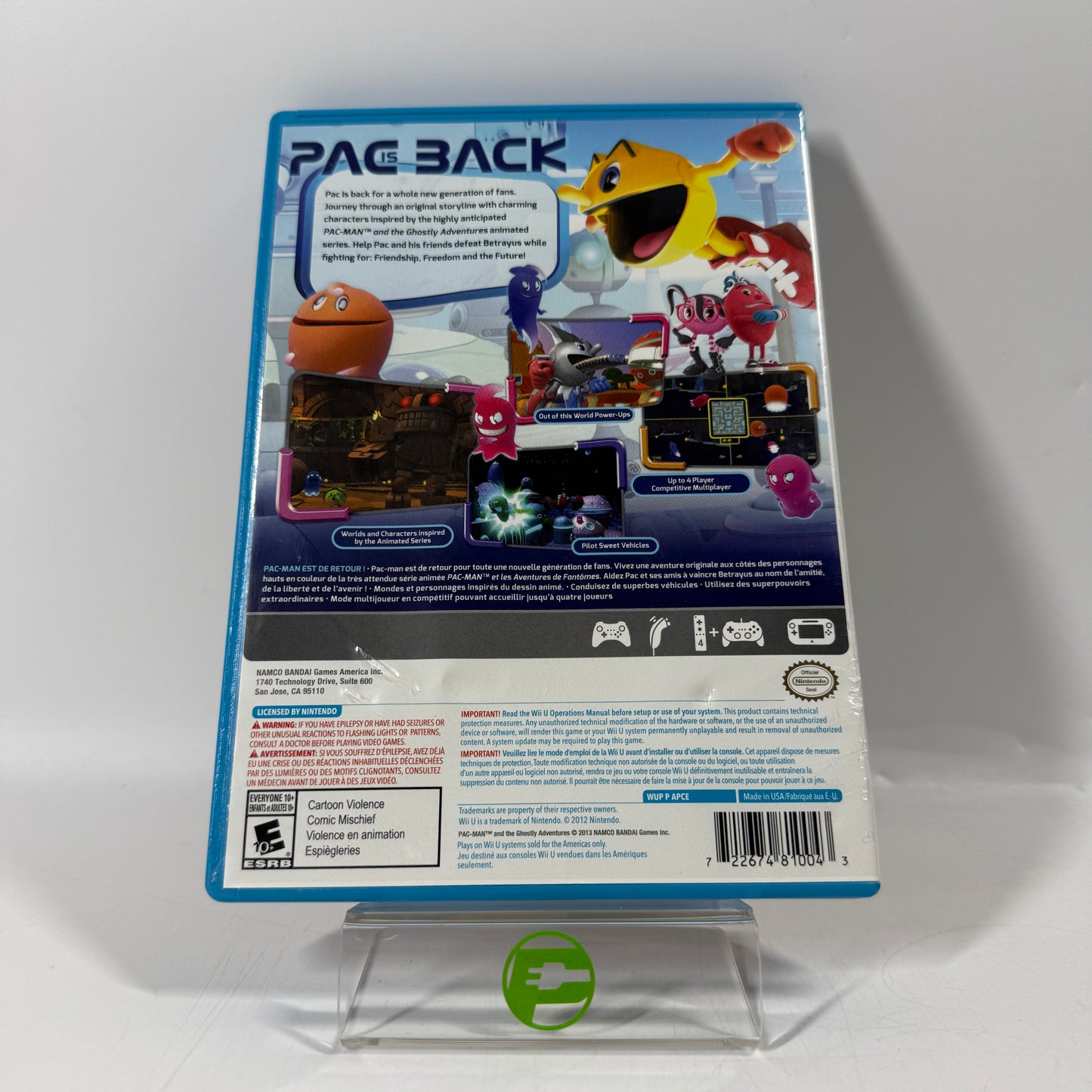 Pac-Man and the Ghostly Adventures (Nintendo Wii U, 2013)