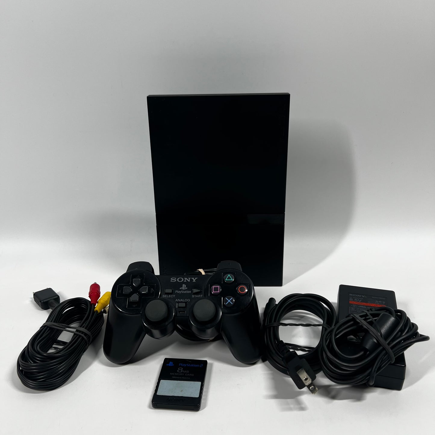 Sony PlayStation 2 Slim PS2 Black Console Gaming System SCPH-77001