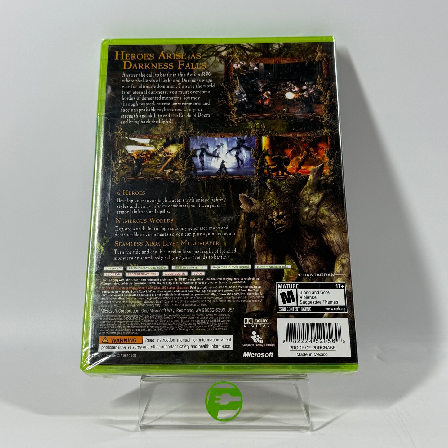 New Kingdom Under Fire Circle of Doom (Microsoft Xbox 360, 2008)