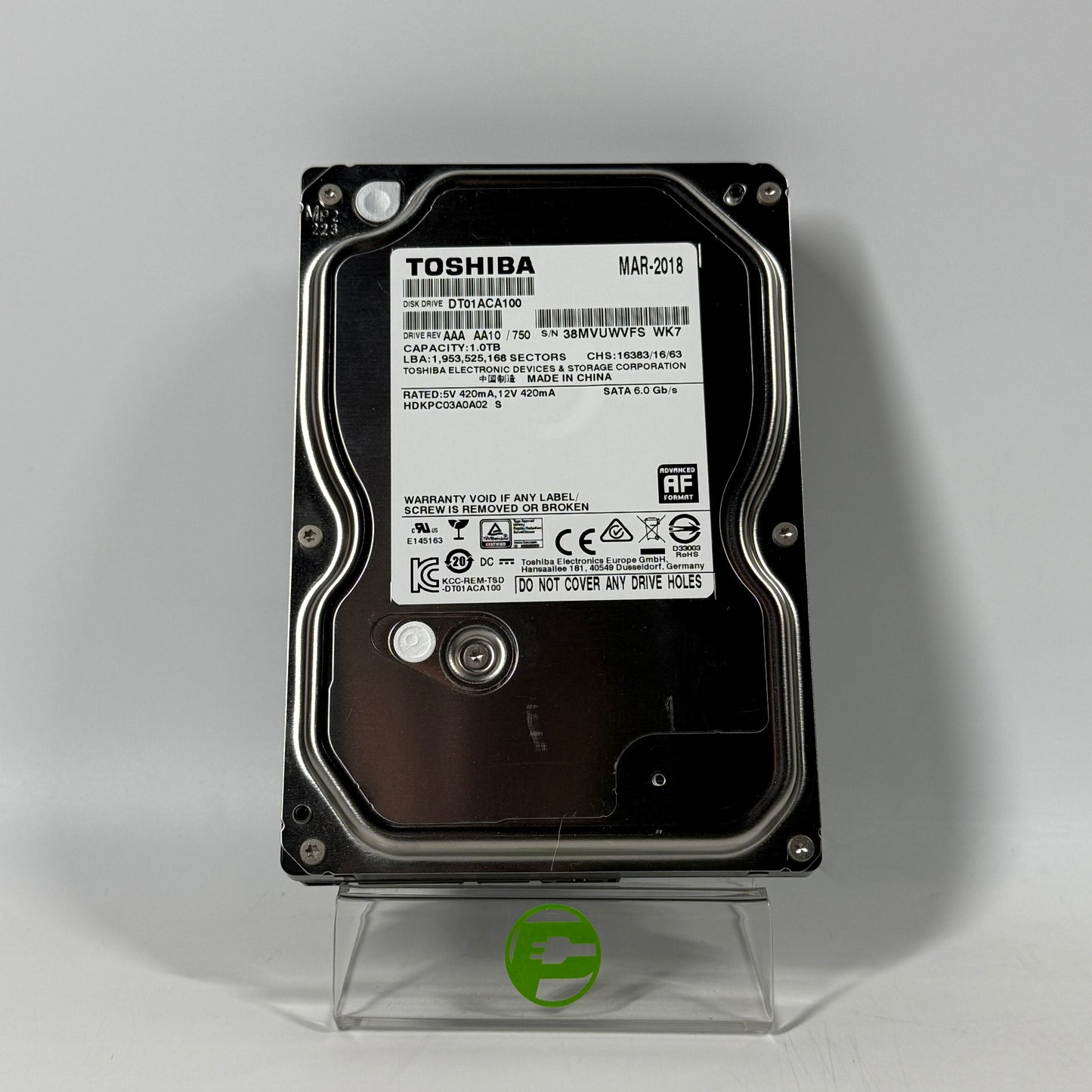 Toshiba 3.5" DT01ACA100 1TB SATA III 6Gbps HDD