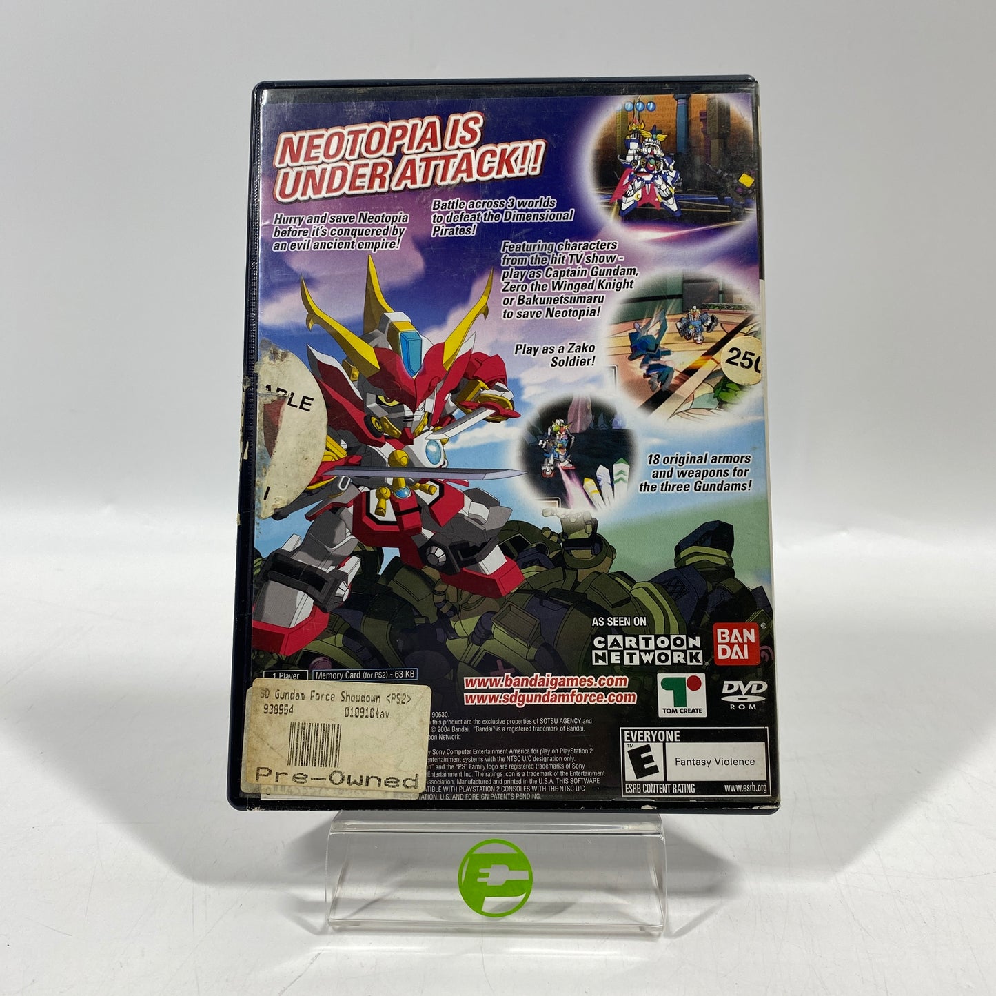 SUPERIOR DEFENDER GUNDAMFORCE SHOWDOWN (Sony PlayStation 2 PS2, 2004)