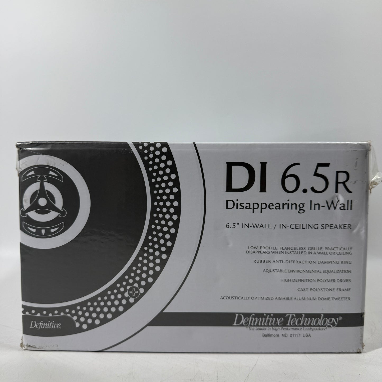 New Definitive Technology DI 6.5r In-Wall/In-Ceiling Speaker Black INWALLDI6.5R