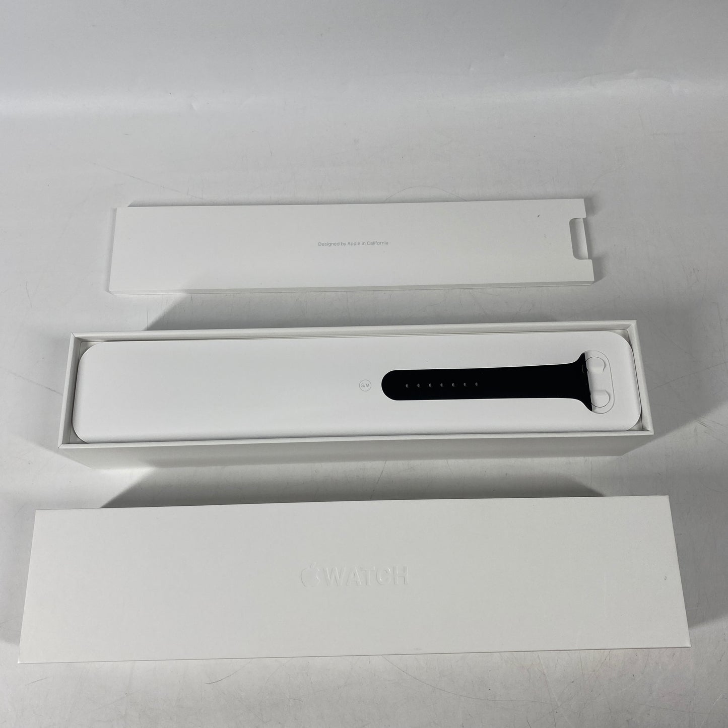 GPS Only Apple Watch Series 2 42MM Space gray Aluminum Black Sport Band A1758