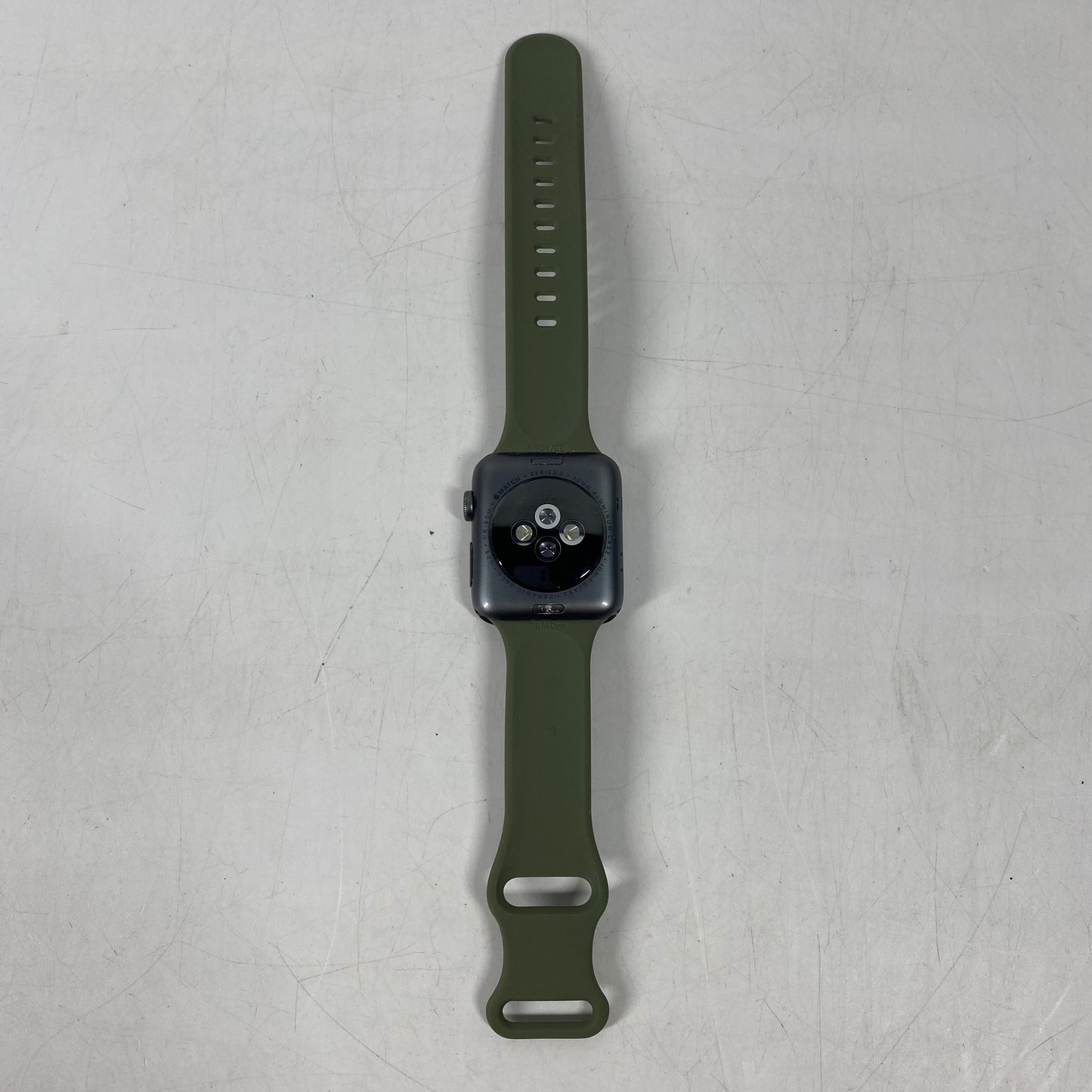 GPS Only Apple Watch Series 2 42MM Space gray Aluminum Black Sport Band A1758