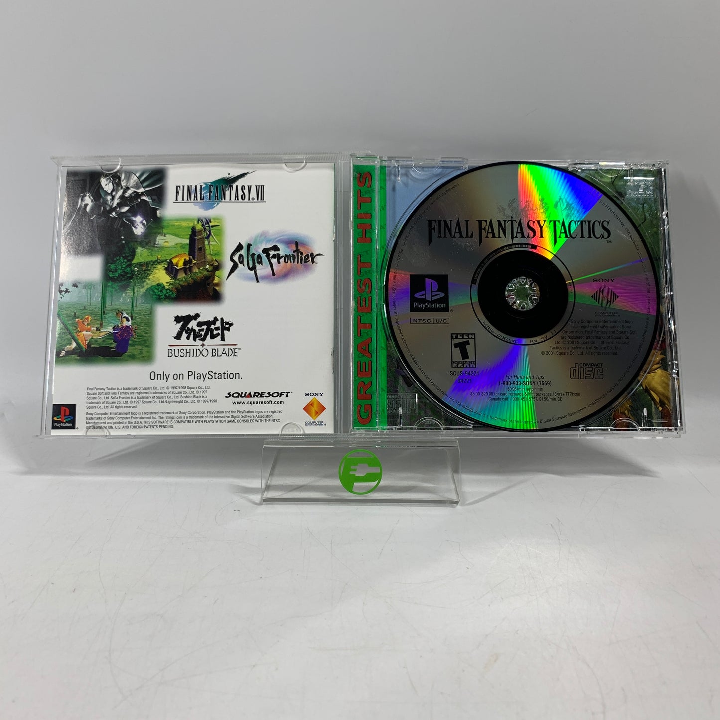 Final Fantasy Tactics (Sony PlayStation 1 PS1, 1998)