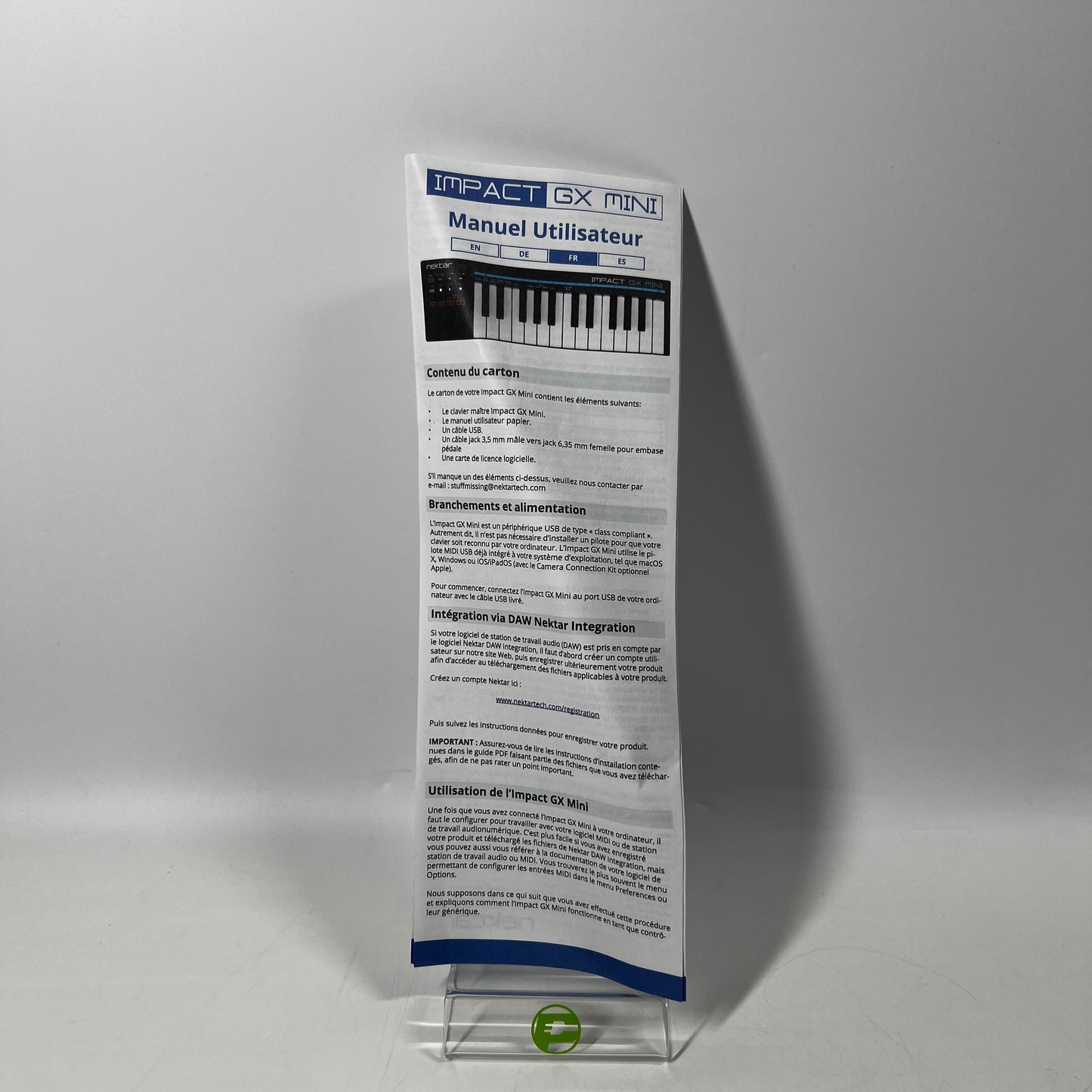 nektar Impact GX Mini 25-Key USB MIDI Controller
