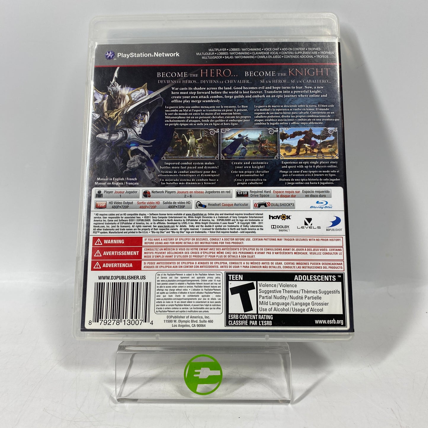 White Night Chronicles II (Sony PlayStation 3 PS3, 2010)