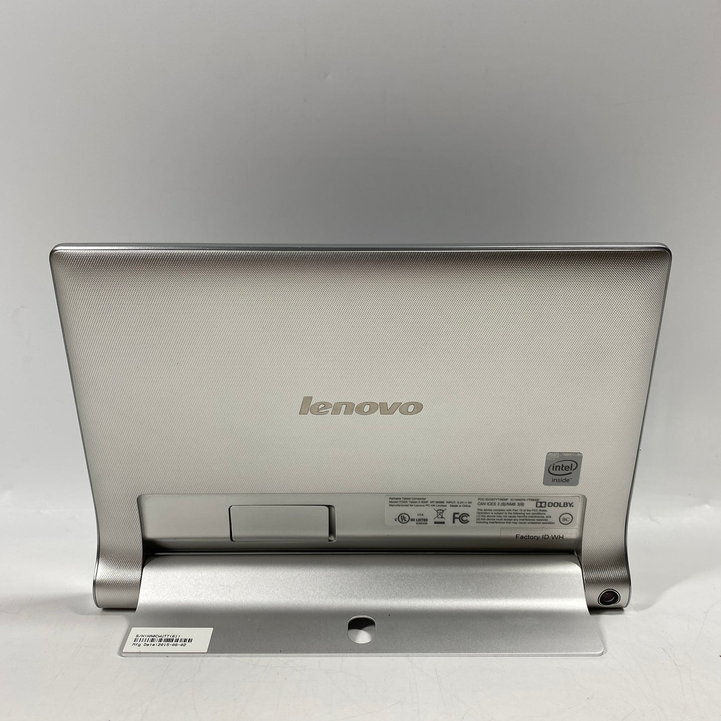 WiFi Only Lenovo yoga tablet 2 16GB Silver MODEL YOGA TABLET 2-830F