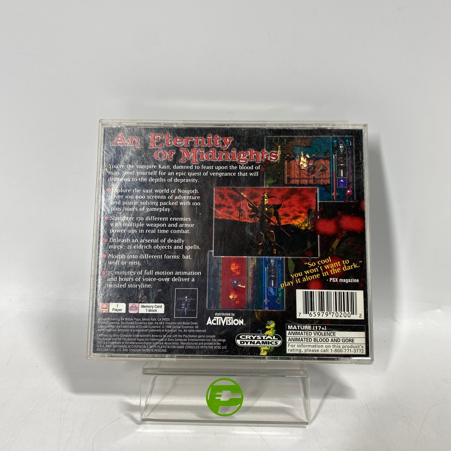 Blood Omen: Legacy of Kain (Sony PlayStation 1 PS1, 1996)