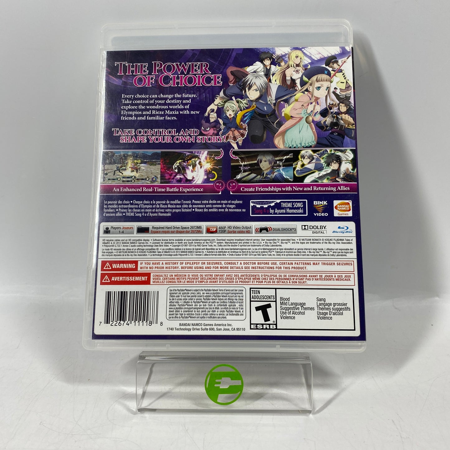 Tales of Xillia 2 (Sony PlayStation 3 PS3, 2014)