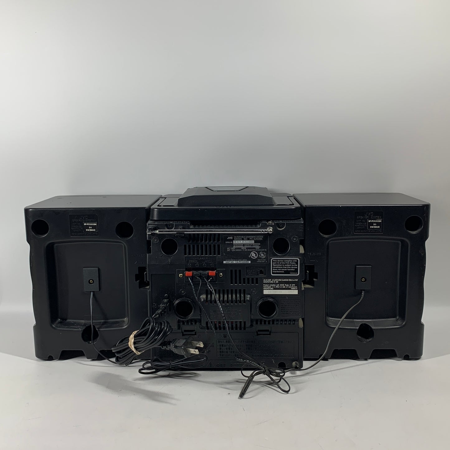 JVC PC-X202BK CD Portable Speaker System PC-X202BK