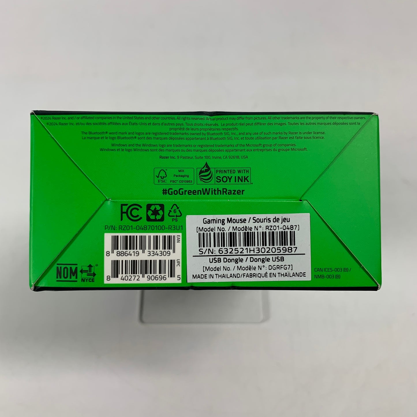 New Razer Basilisk V3 X HyperSpeed Wireless Gaming Mouse RZ01-0487