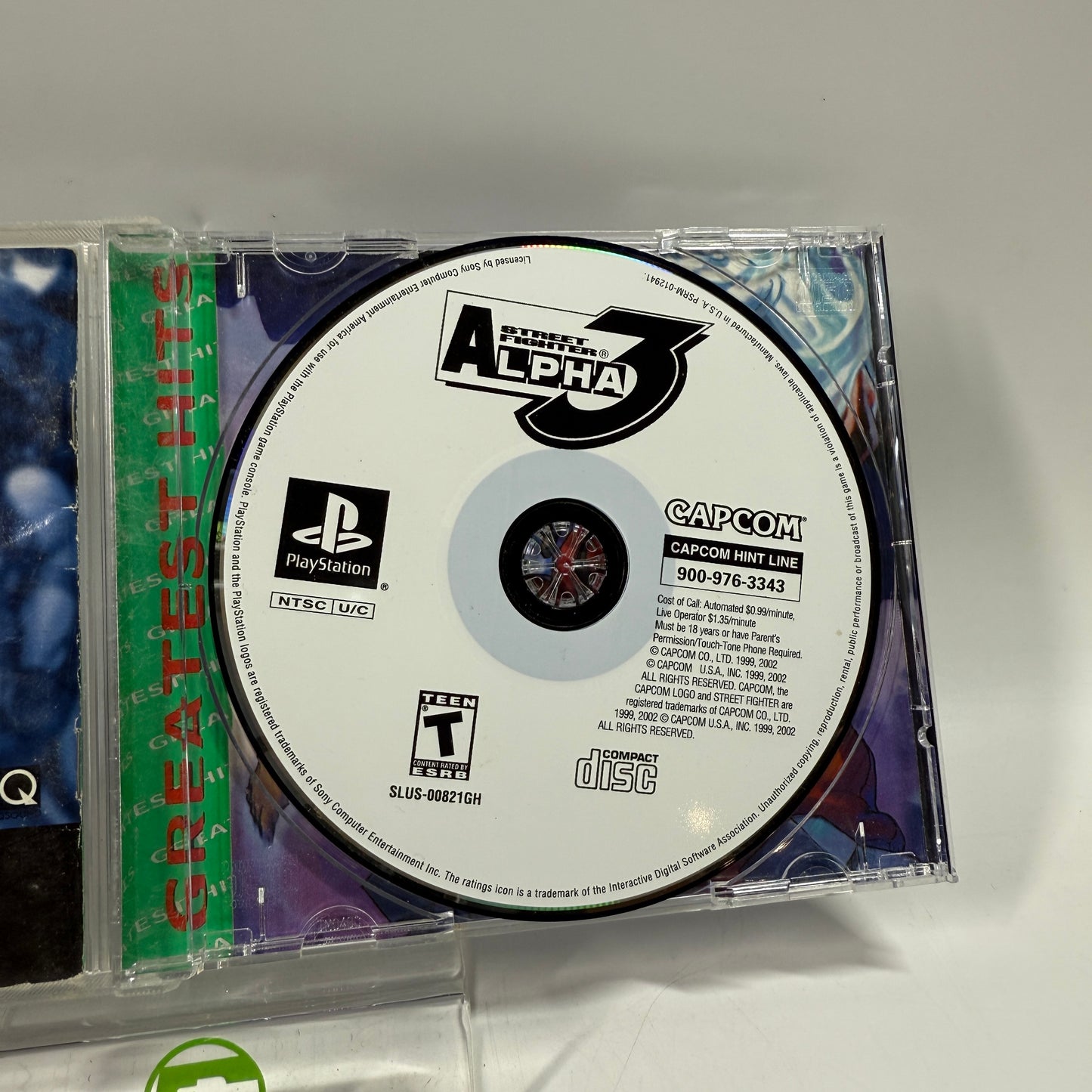 Street Fighter Alpha 3 (Sony PlayStation 1 PS1, 1999)
