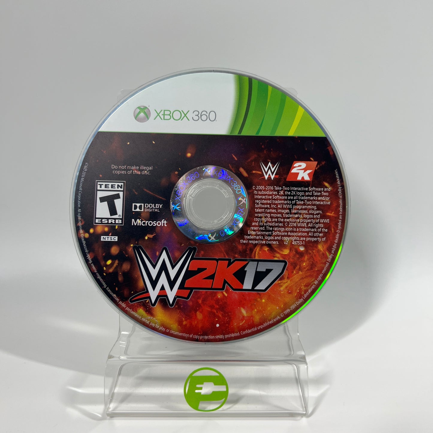 WWE 2K17 (Microsoft Xbox 360, 2016)