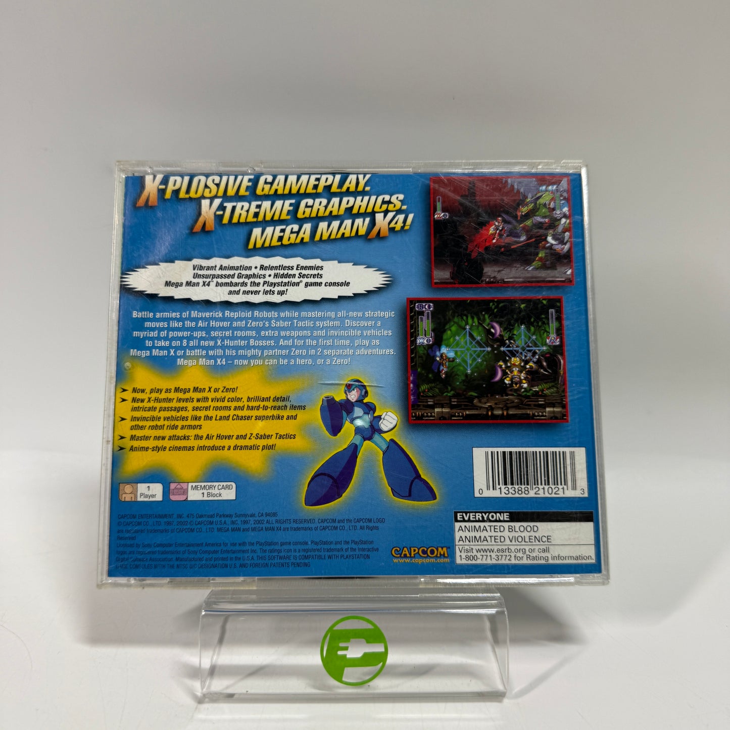 Mega Man X4 (Sony PlayStation 1 PS1, 1997)