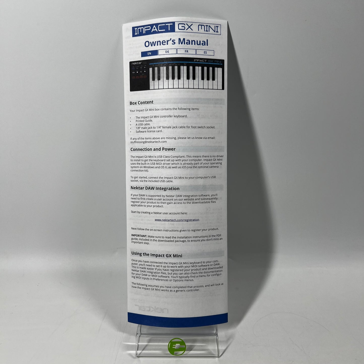 nektar Impact GX Mini 25-Key USB MIDI Controller