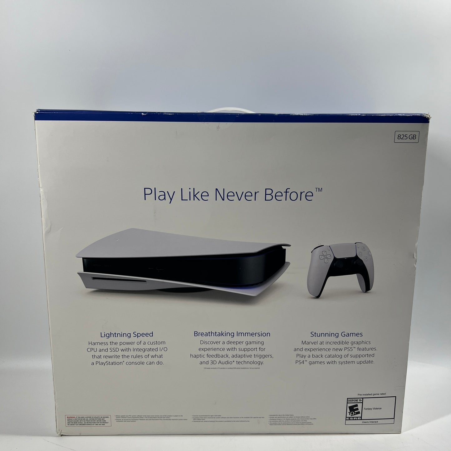 Sony PlayStation 5 Disc Edition PS5 825GB White Console Gaming System CFI-1215A