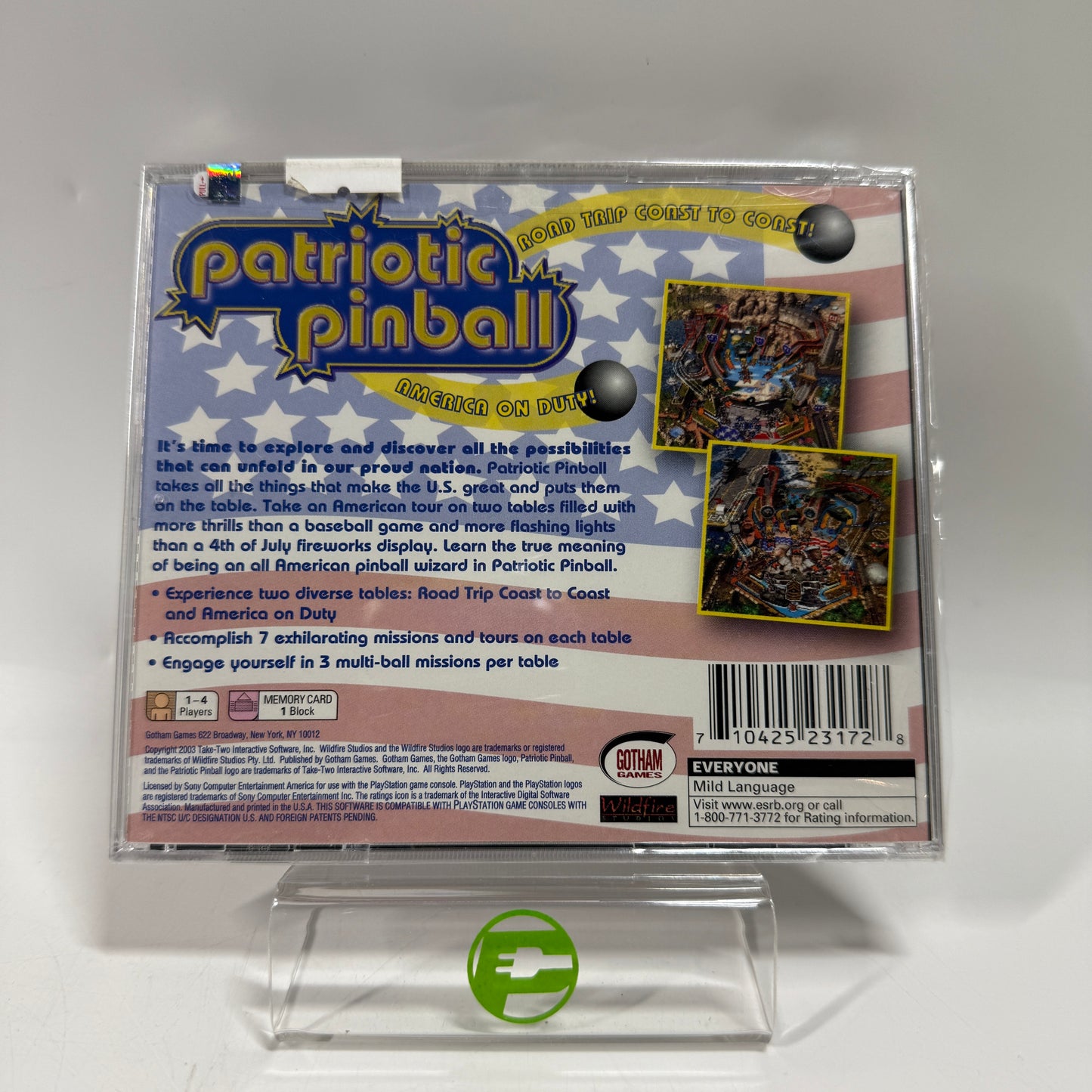 New Patriotic Pinball (Sony PlayStation 1 PS1, 2003)