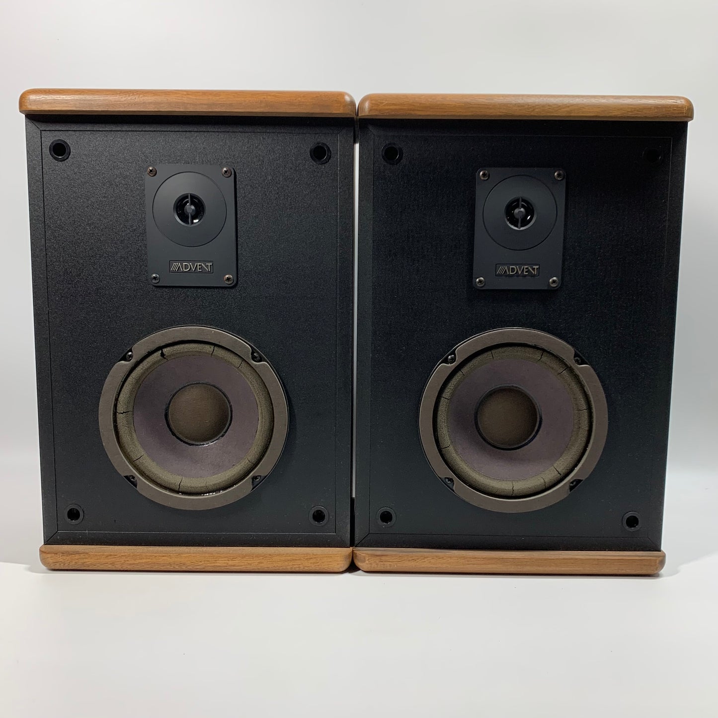 Polk Audio Baby Advent II Wired Stereo Speakers Brown/Black 1428II