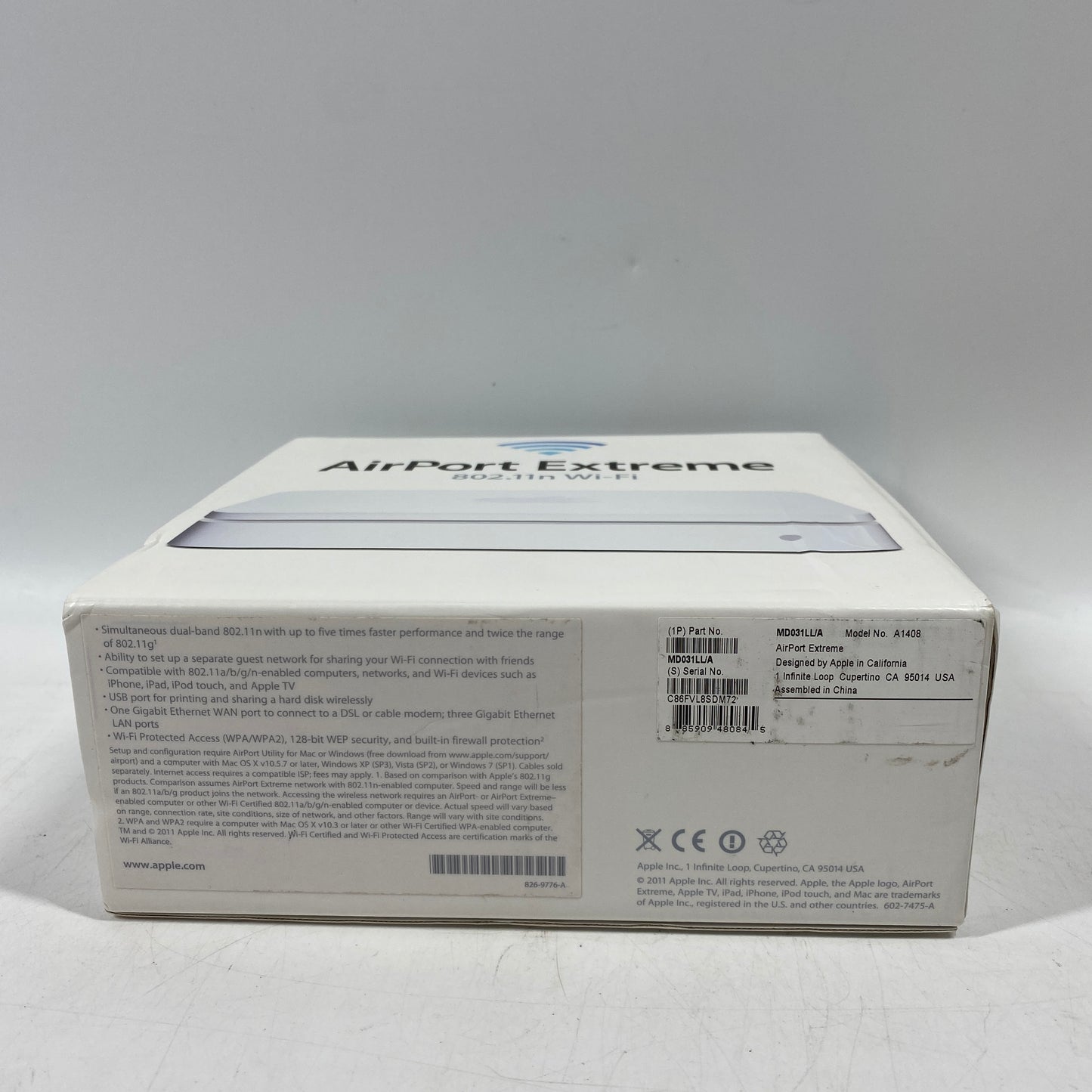 Apple Airport Extreme Wireless Router White