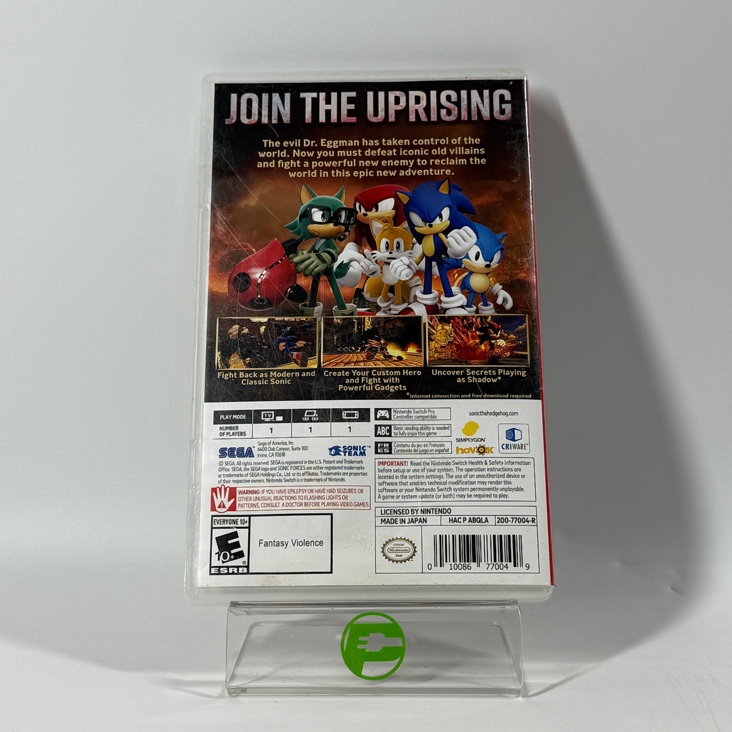 Sonic Forces (Nintendo Switch, 2017)
