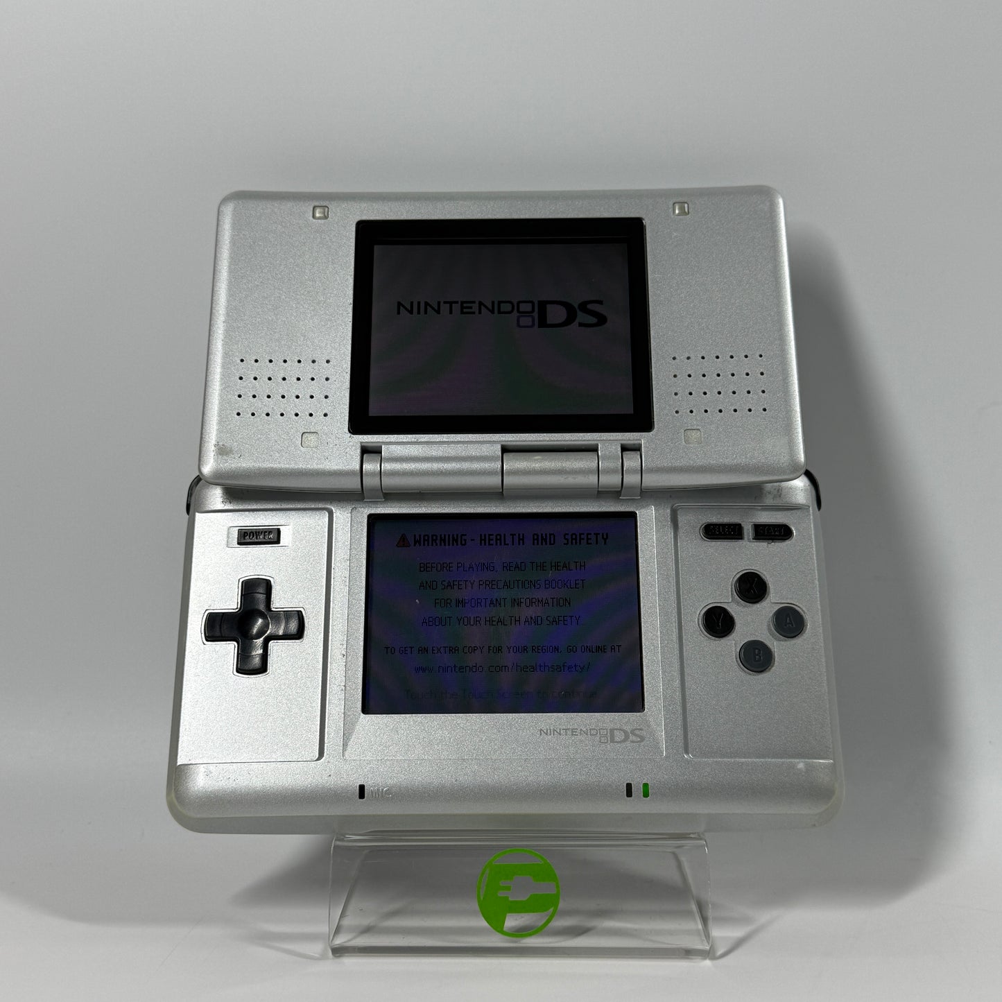 Broken Nintendo DS Handheld Game Console Only NTR-001 Burn In